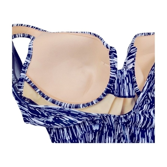 MIRACLESUIT Women Silver Shores Escape Underwire One-Piece Swimsuit Criss Cross - Picture 11 of 16